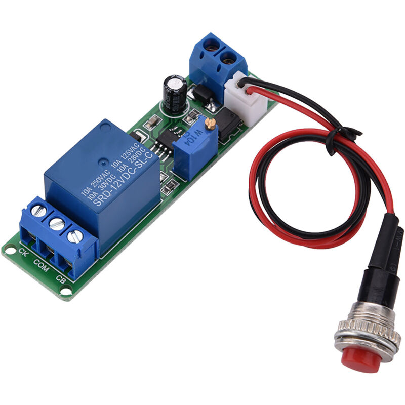 Einstellbarer Timer 12v Dc, Automatisches Zeitverzögerungsmodul 1 Bis 10 Sekunden