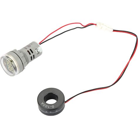 Digitales Wechselstrom-amperemeter 0-100 A Mit Heller Led-anzeige (weiß) – Stromanzeige