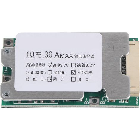 36v 30a Bms-schutzplatine Für 10s Lithium-batterien, Leiterplatte Für 3,7v Li-ionen-batterien