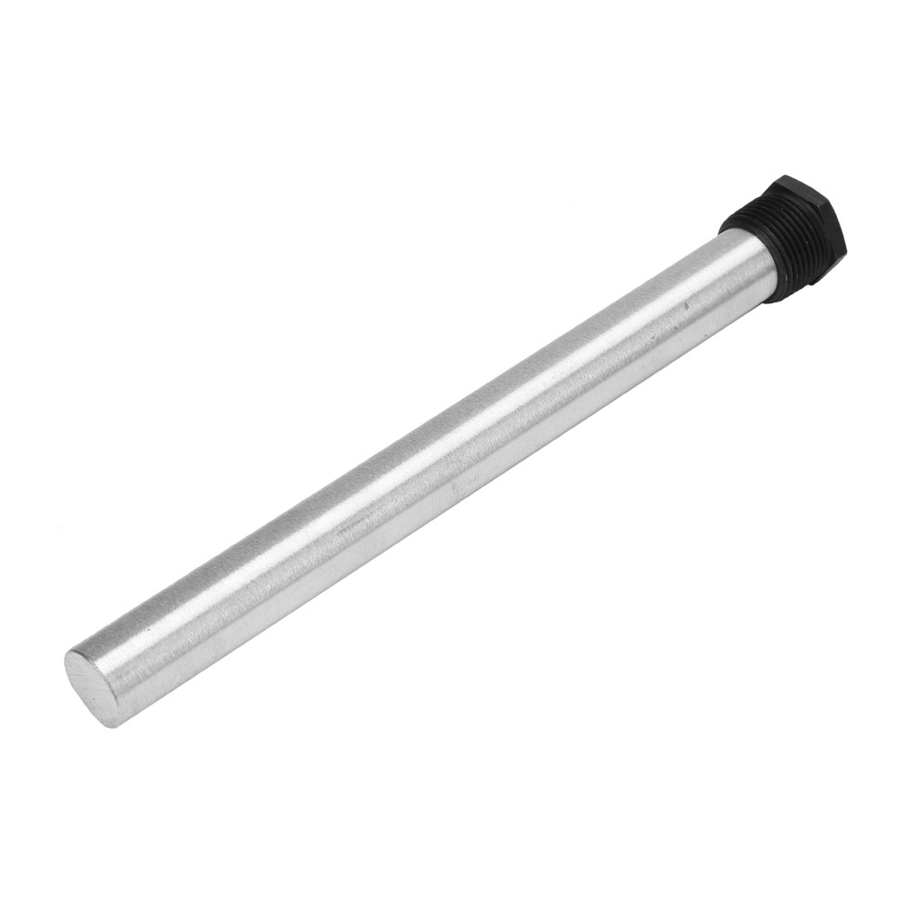 21 X 320 Mm Magnesiumanodenstab Für Warmwasserbereiter, 3/4-zoll-npt-gewinde, Flacher Schwarzer Korrosionsschutzsockel