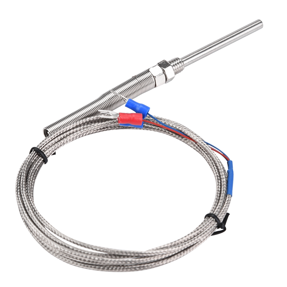 Pt100-flachplattenfühler, 50 Mm, 2 M Kabel, Messbereich 0–400 °c Zur Temperaturregelung