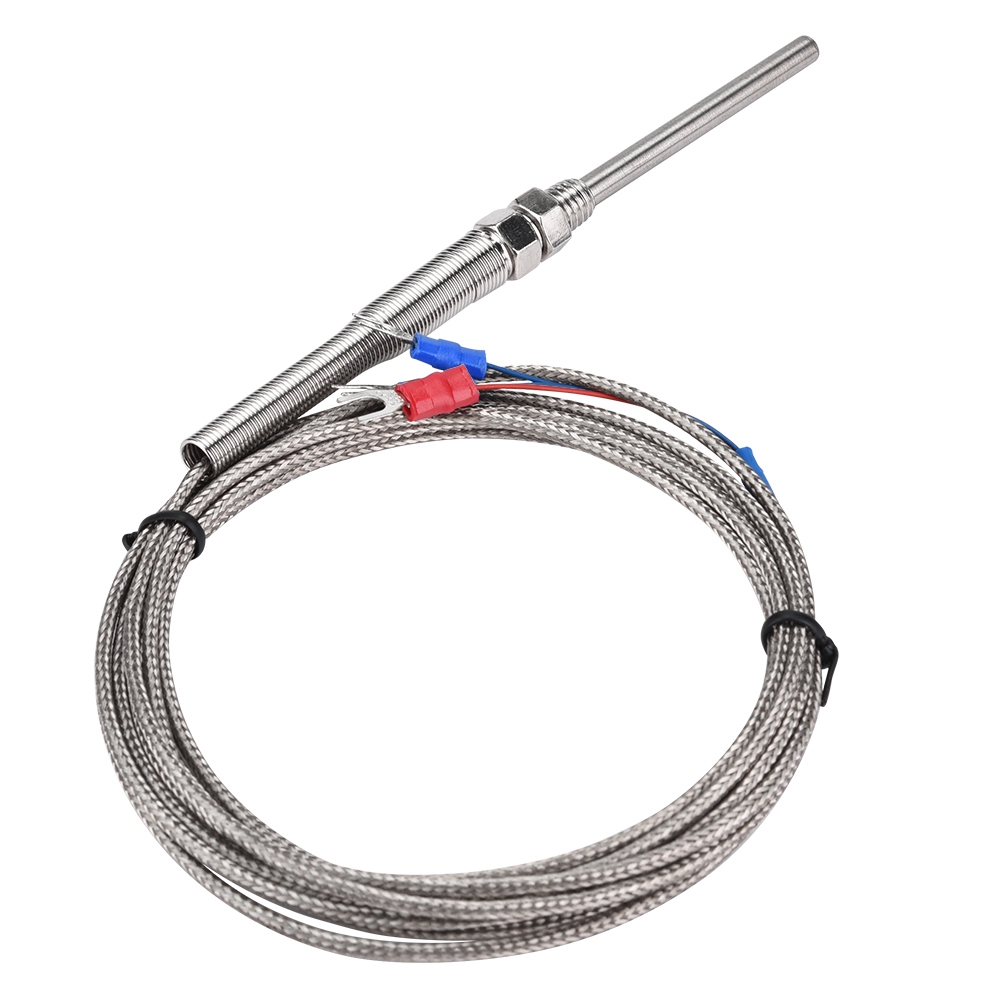 Pt100-flachplattensensor (50 Mm) Mit M8-sonde, 3 M Kabel, Messbereich 0–400 °c Zur Temperaturregelung