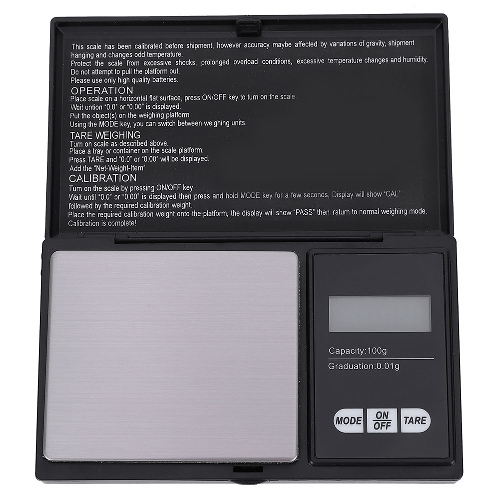 Hochpräzise Digitale Taschenwaage 100 G/0,01 G Für Diamanten, Münzen Und Pulver, Led-anzeige