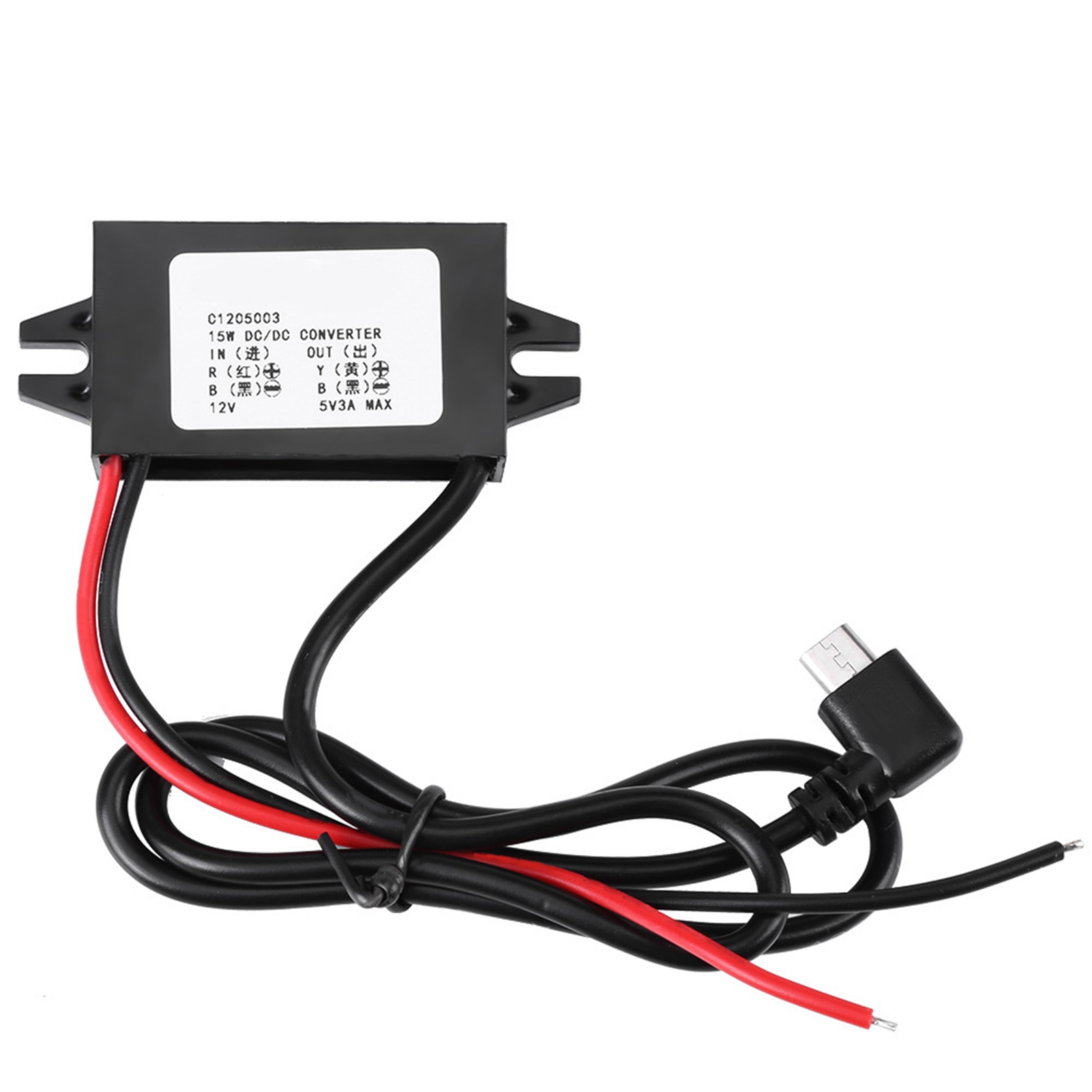 12v Auf 5v 3a Dc-dc-wandler Zum Laden Im Auto, Usb-spannungsreduzierer Für Smartphones