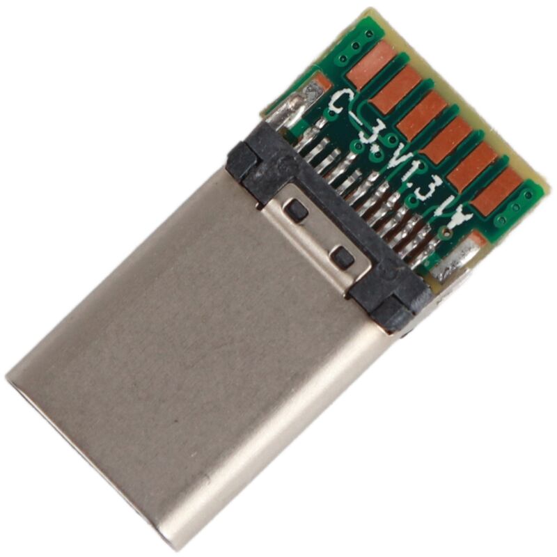 12-poliger Usb-typ-c-stecker Mit 56-kω-widerstand Für Leiterplatten – Usb-3.1-adapter