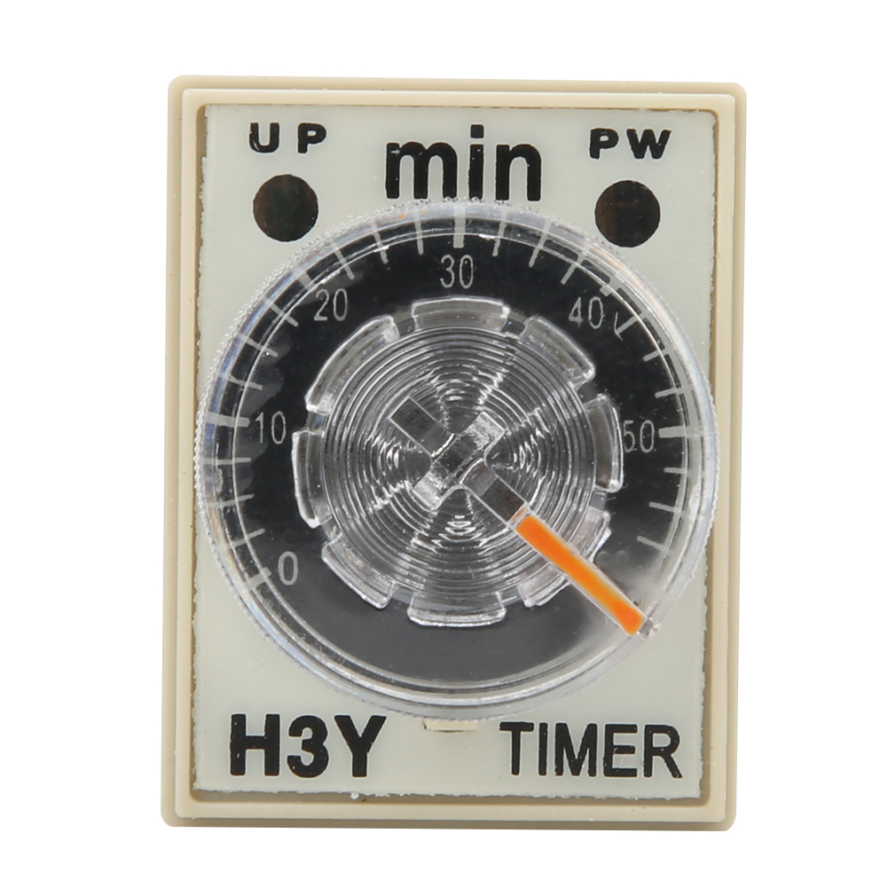 Mechanischer Timer H3y-2, 8-poliges 0-60-minuten-zeitrelais, 5 A, 220 V Ac, Für Industrielle Anwendungen