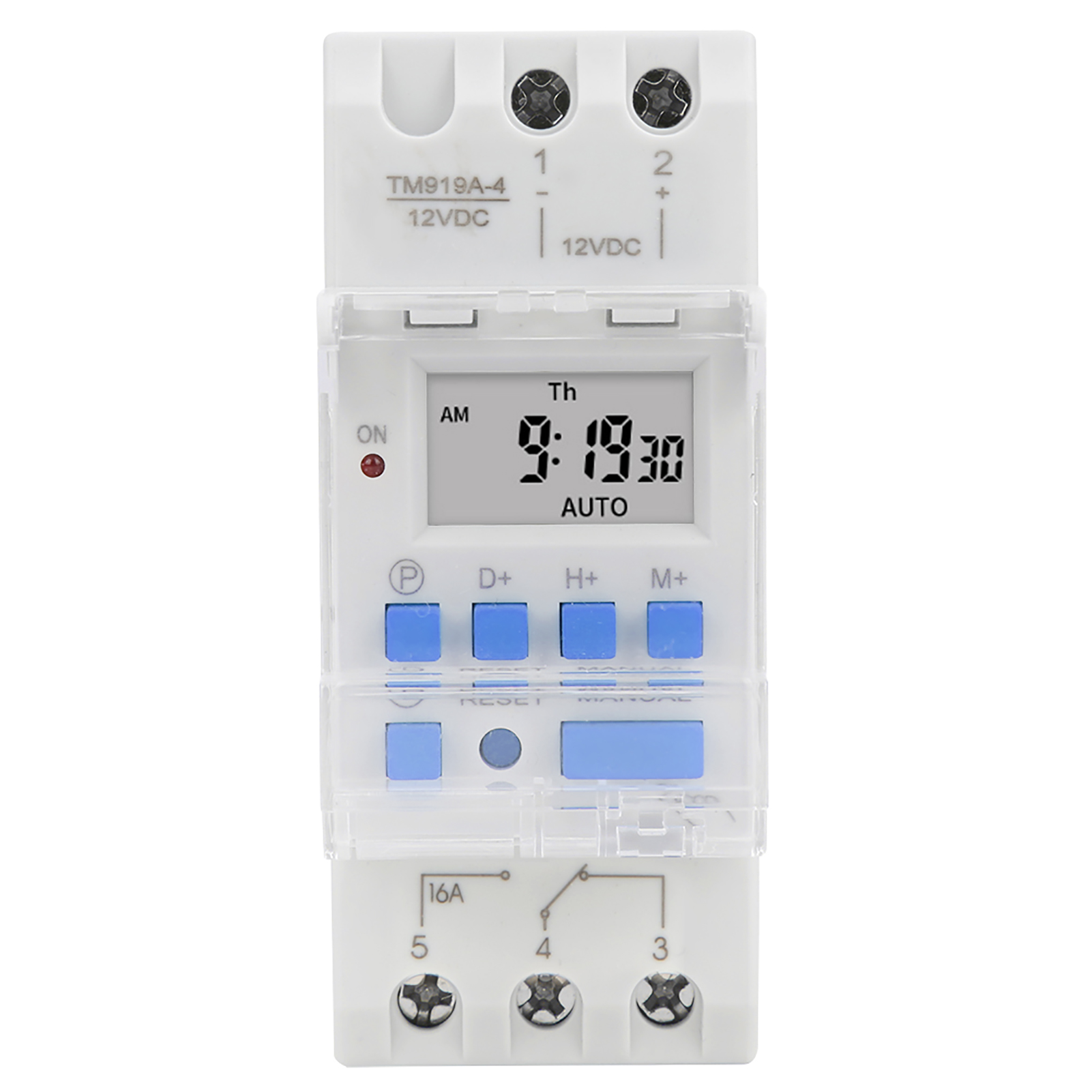 12v 16a Wochen-digitaltimer Mit Lcd-display Und Countdown-modus