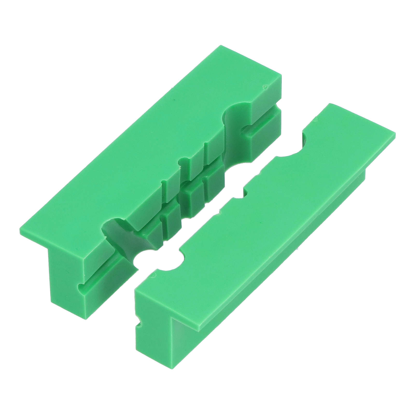 Universelle Magnetische Backenschutzvorrichtungen Für Schraubstöcke, Prismenförmig, 4,5 Zoll, Für Werkzeugmaschinen, Mit Weichen Polstern.