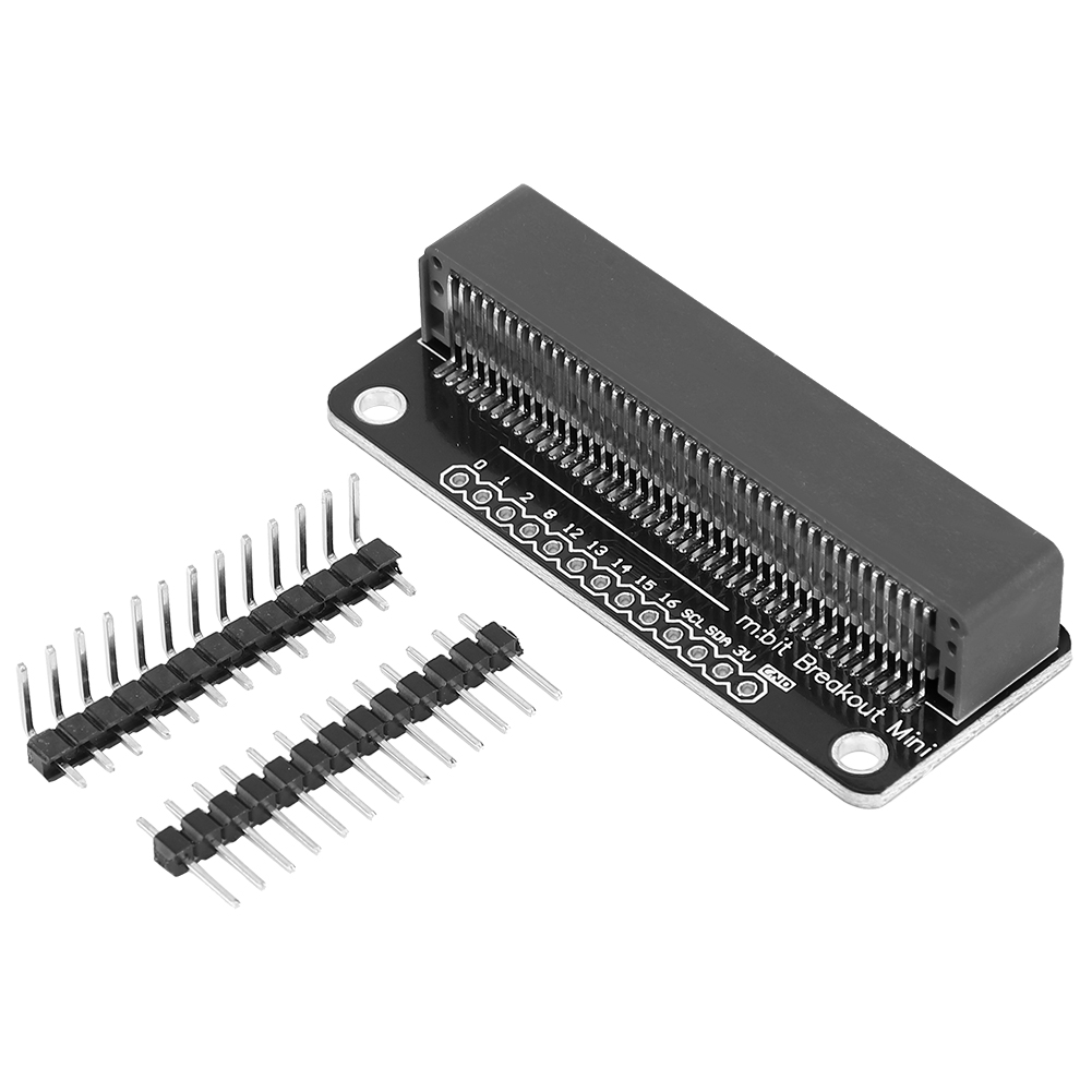 Vergoldeter Stecker Für Micro:bit- Und Mini-boards, 2,54 Mm Rastermaß, Schwarz