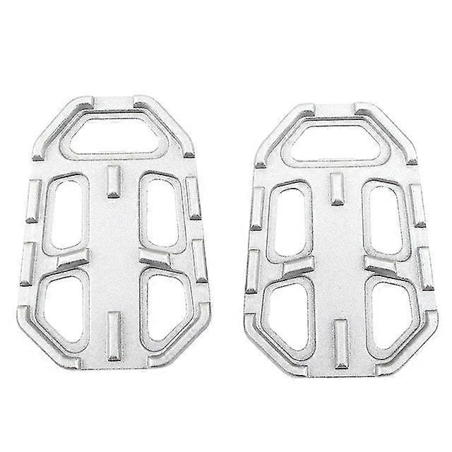 Cnc-gefräste, Breite Fußrasten Für Bmw F750gs, F850gs, G310gs, R1200gs, S1000xr, R Ninet Scrambler, R Ninet Urban/gs – Silber
