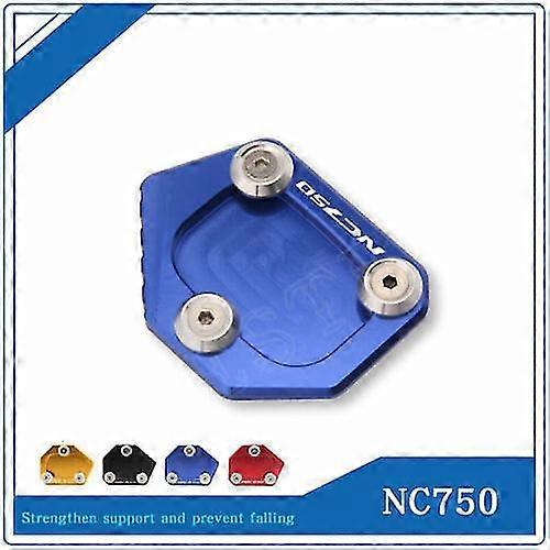 Rutschfeste Seitenständer-verlängerungsplatte Für Honda Nc750 (2012–2016) – Blau