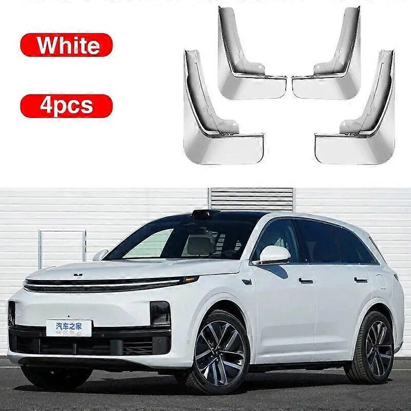 Schmutzfänger Für Li Auto L7 Lixiang L7 2023 2024 2025, Spritzschutz, Kotflügelschutz, Außenverkleidung, 4-teiliges Set, Autozubehör – Weiß