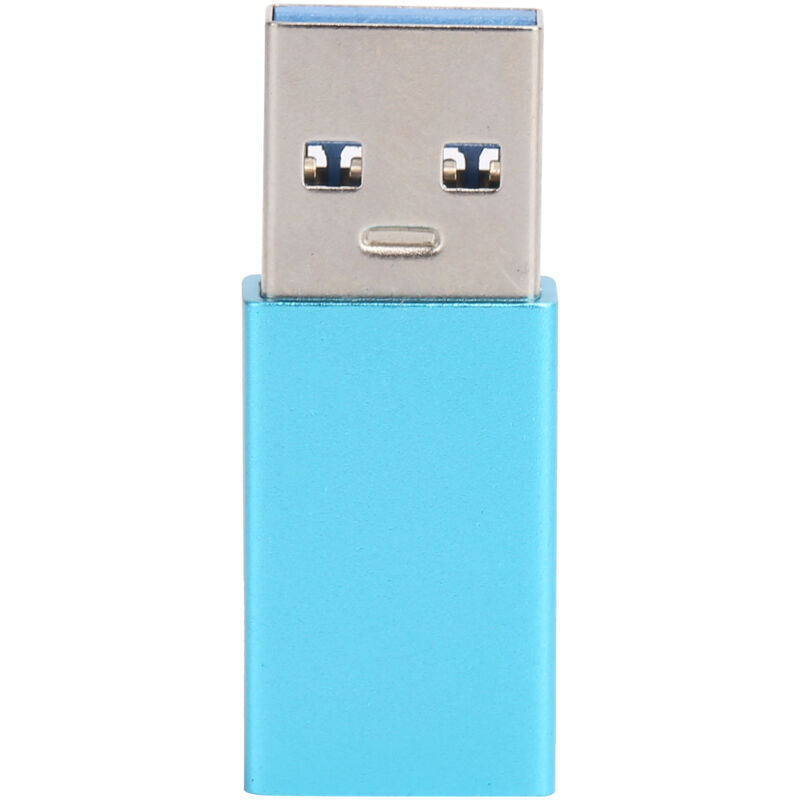 Usb-c-buchse Auf Usb 3.0-stecker-adapter, Schnellladekabel Für Pc Und Laptop (blau)