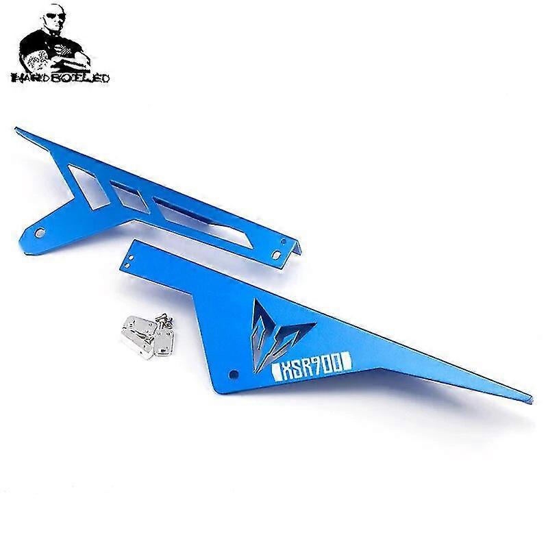 Für Yamaha Mt-09 Xsr900 Motorrad Mt-09 Tracer Fz-09 Xsr 900 2013-2022 2019 Cnc-gefräster Aluminium-kettenschutz - Blau