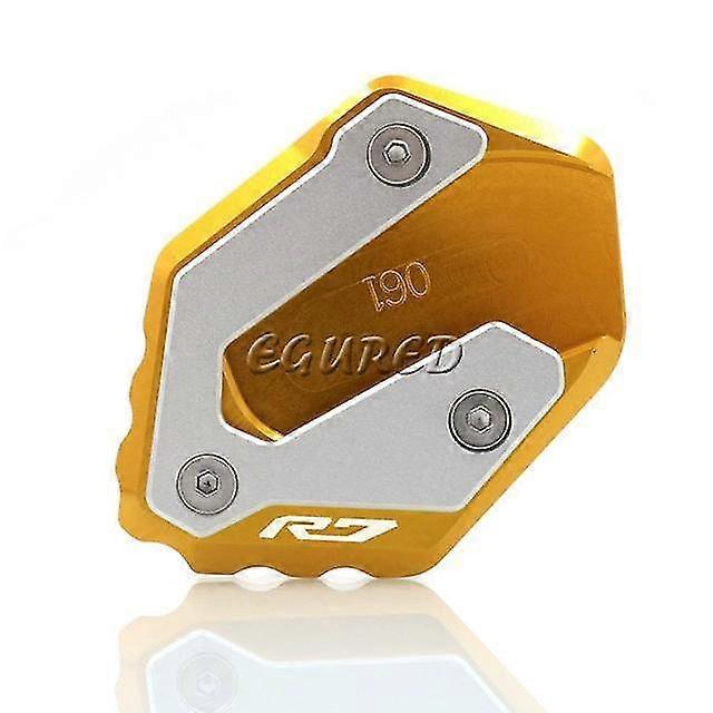 Cnc-gefräste Seitenständer-verlängerungsplatte Für Yamaha Yzfr7, Yzfr7 Und Yzf-r7 – Gold