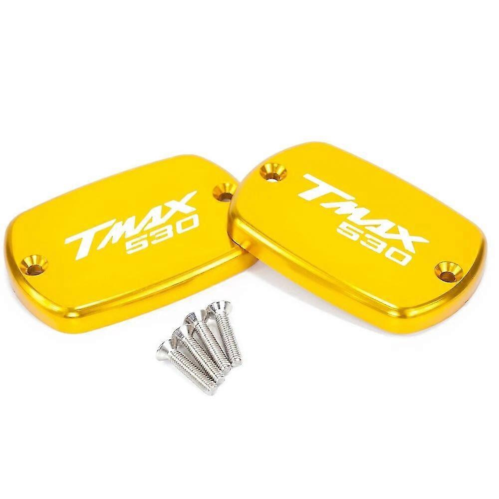 Zubehör Für Yamaha Tmax 560, T-max 500, Tmax560, Tmax 530, Sx, Dx 560, Techmax Motorrad-bremsflüssigkeits-kraftstoffbehälter-tankdeckel – 1 Paar, Gold