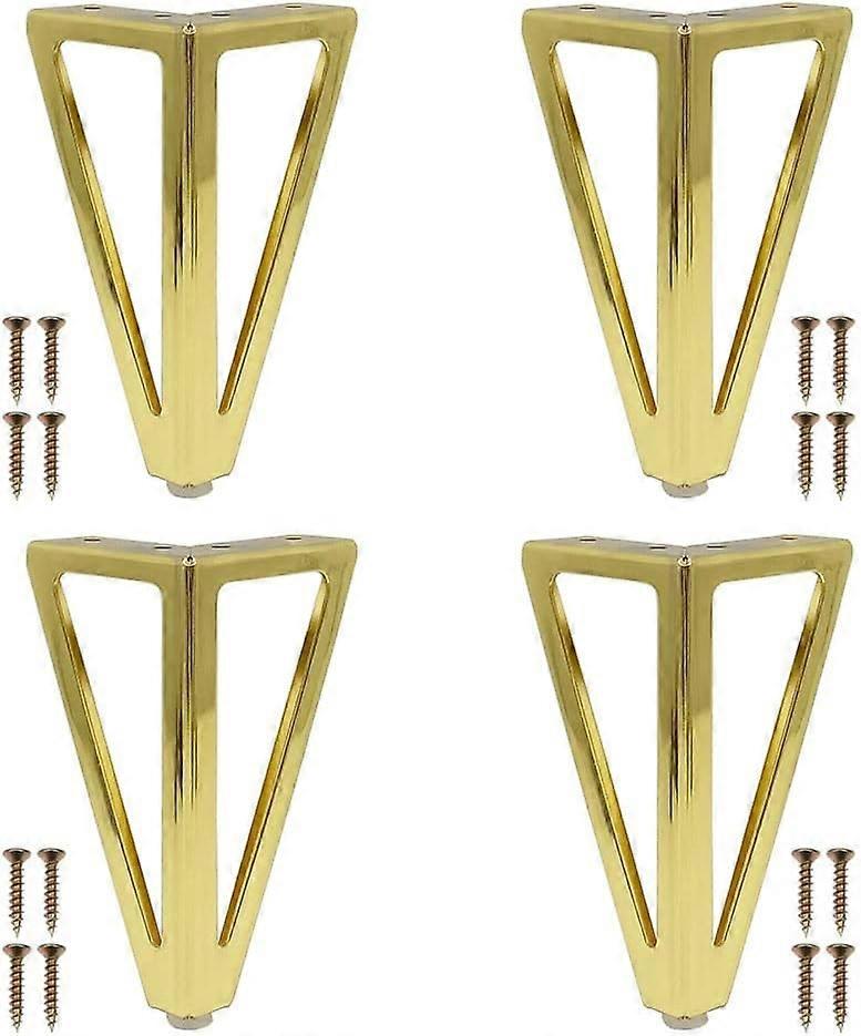Verstellbare Schrankbeine, 4 Stück, Dreieckige Metall-möbelfüße, Moderne Dreieckige Möbelfüße, Goldene Möbelbeine, Austauschbare Tisch- Und Schrankbeine – Gold