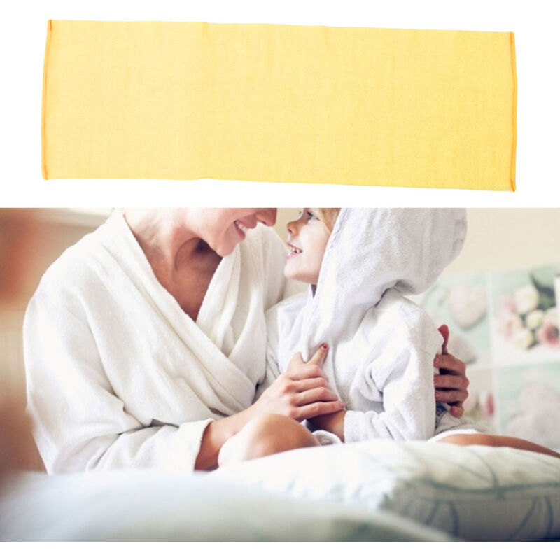 Waschbarer Peeling-duschhandschuh Für Den Körper – Elastisches Peeling-handtuch – Hautmassage Und Reinigung – Gelb