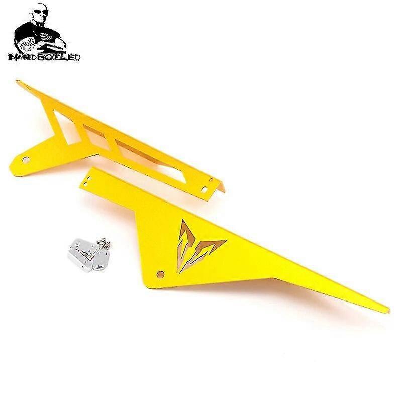 Kettenschutzabdeckung Aus Cnc-gefrästem Aluminium Für Yamaha Mt-09 Xsr900 Motorräder (2013–2022, Modelljahre 2019) – Gold, Ohne Logo