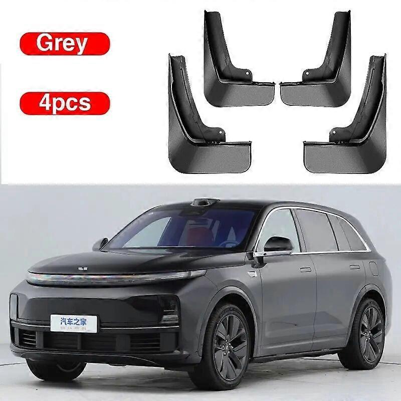 Schmutzfänger Für Li Auto L7 Lixiang L7 2023 2024 2025, Spritzschutz-kotflügelschutz, 4-teiliges Set, Autozubehör – Grau