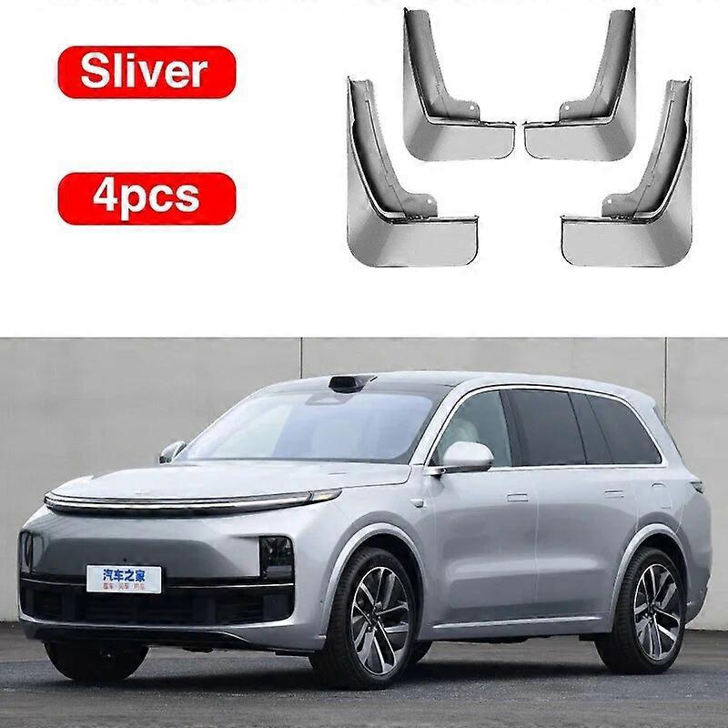 Schmutzfänger Für Li Auto L9 Lixiang L9 (2022–2025) – Spritzschutz-set Für Kotflügel Und Außenverkleidung – Silber