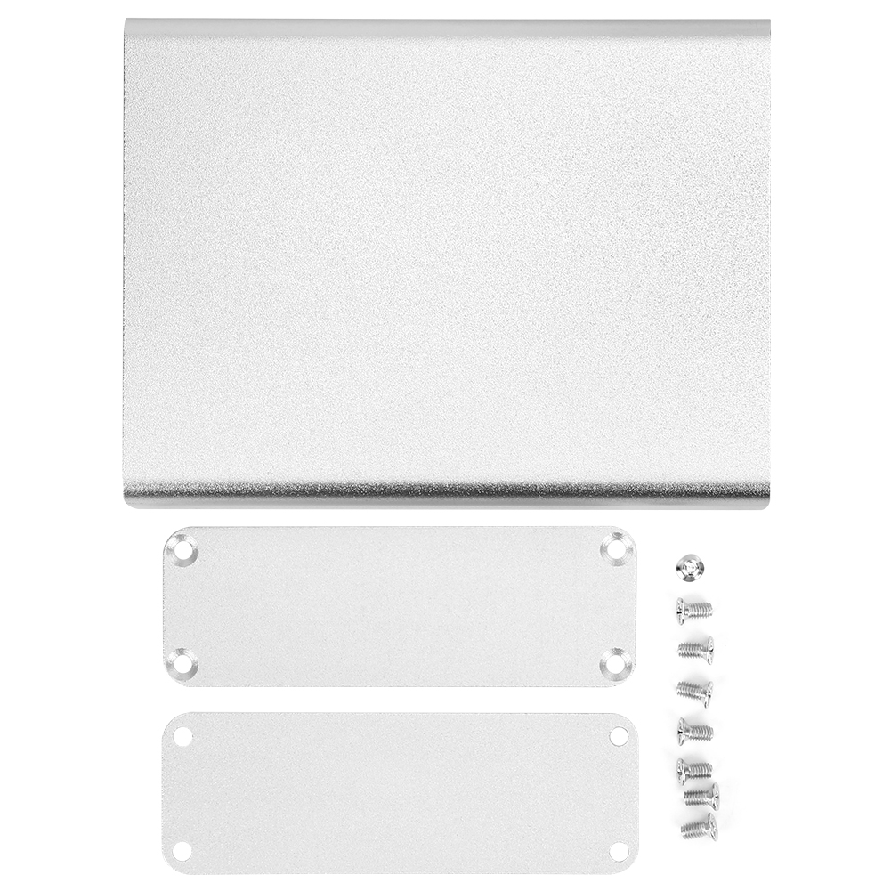 Integriertes, Mattsilbernes Aluminium-projektgehäuse 28x84x110mm Für Diy-elektronik