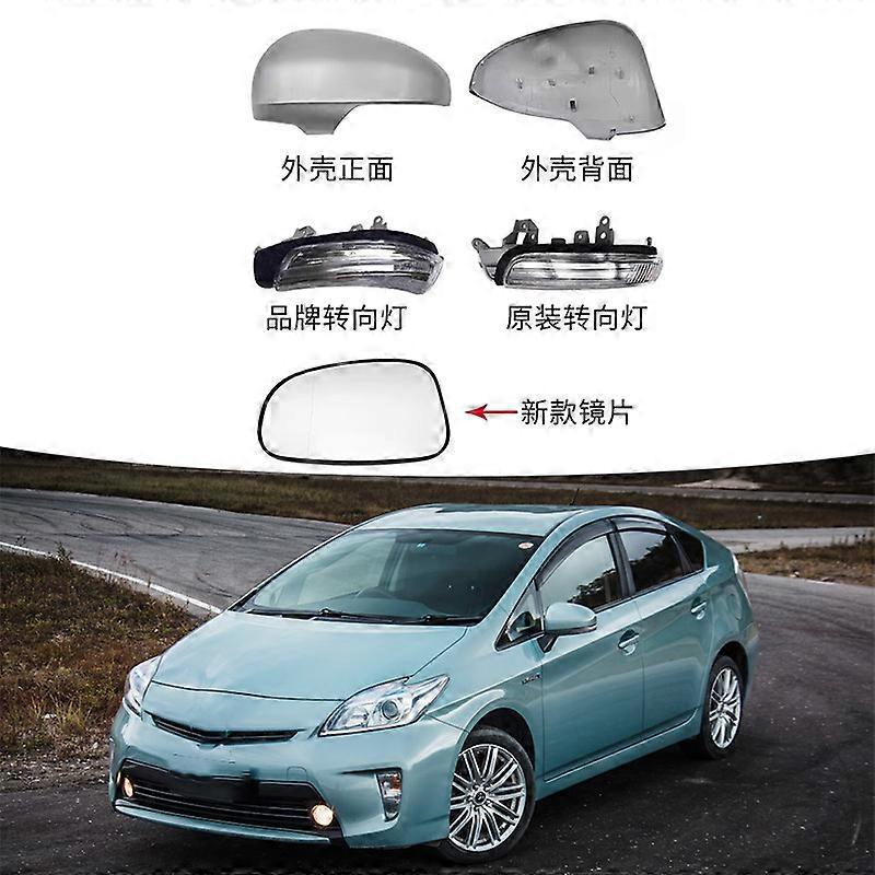Passend Für Toyota Prius (05-17): Rückspiegelabdeckung „wish Little Overlord“ – Rechts (beifahrerseite) – Silber