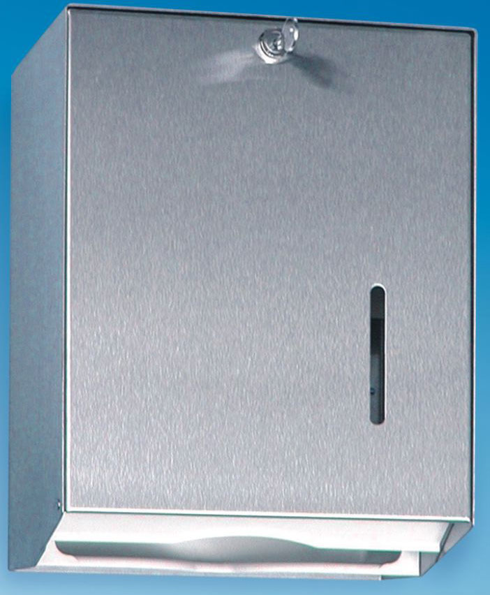 Universal-handtuchspender Aluminium Eloxiert 750 Blatt