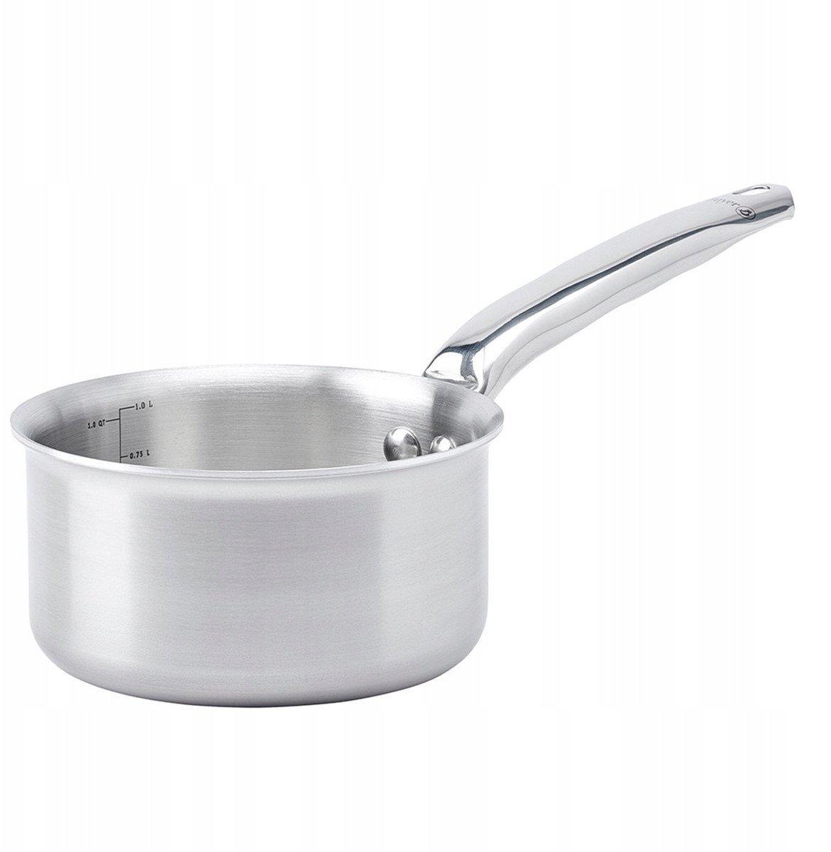 De Buyer Alchimy Stielkasserolle Edelstahl 14 Cm Silber