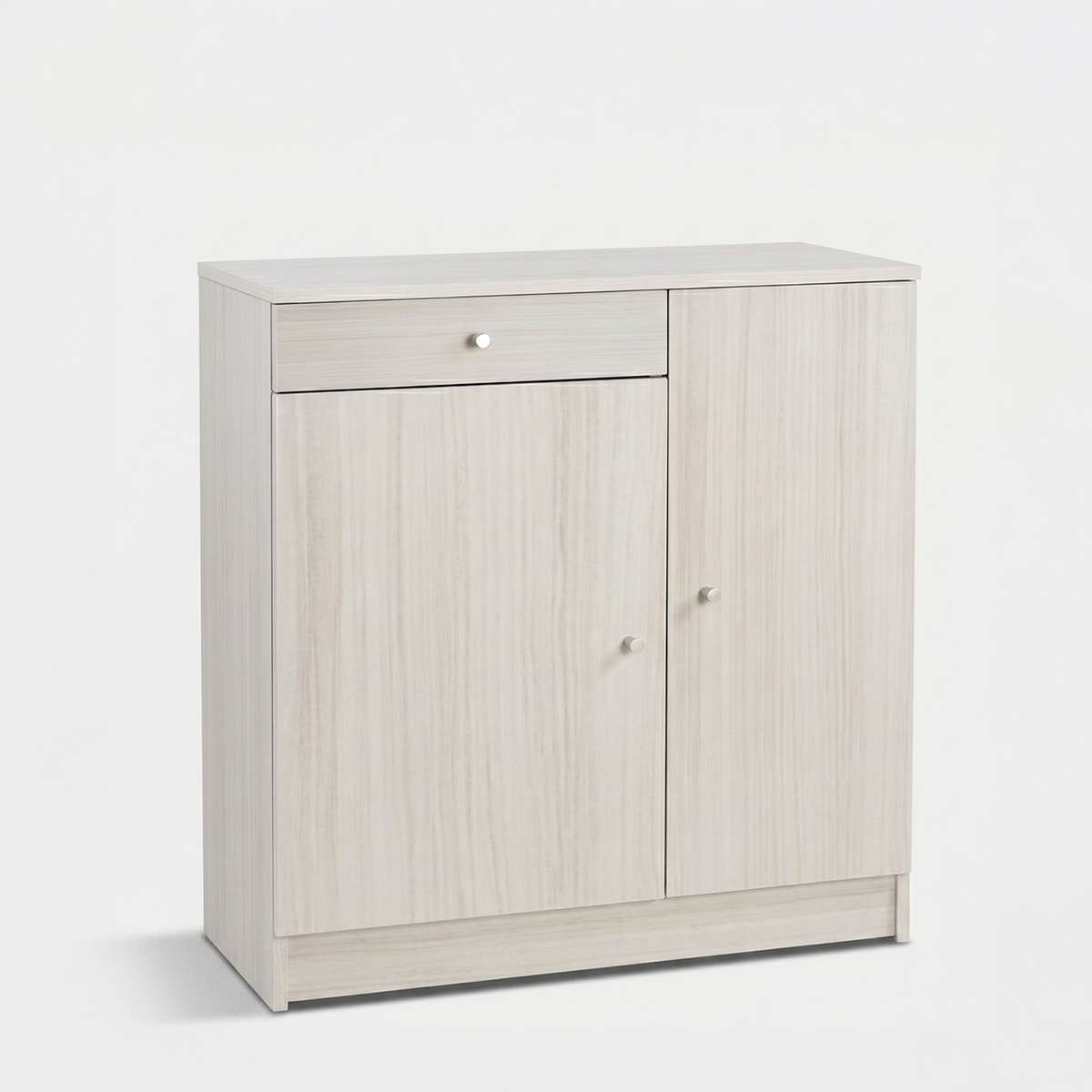Mehrzweckschrank Utility Mit 2 Türen Und 1 Schublade, Platzsparend - Natur