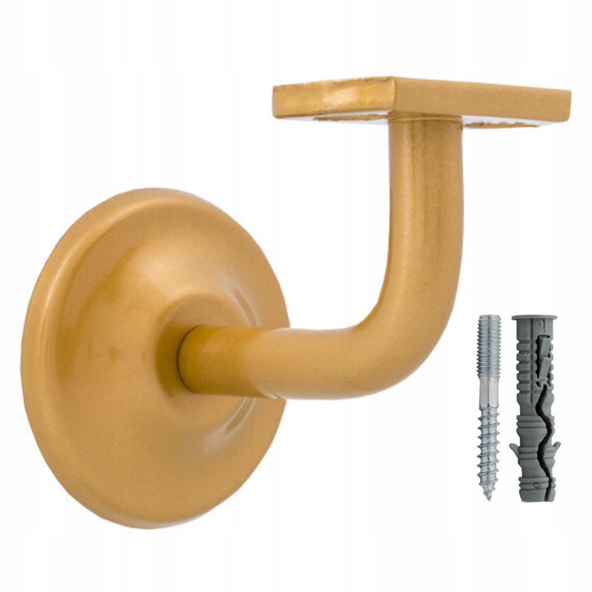 Rampenhalter - Montagesatz - Gold - Lackiertes Metall - Sicher Und Elegant - Ideal Für Flache Rampen