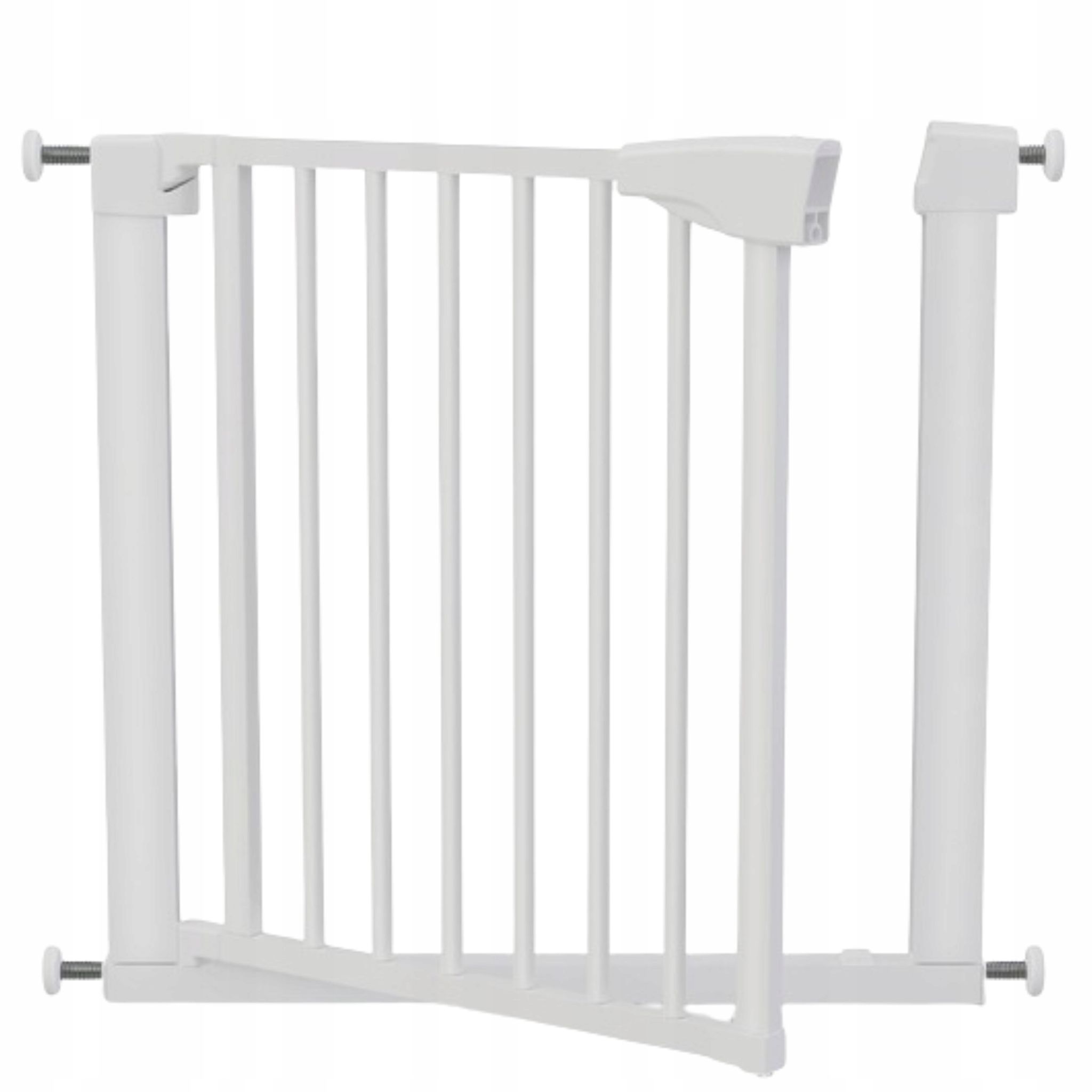 Türschutzgitter - 75 Bis 110 Cm - Weiß - Verstellbar - Installation Ohne Bohren - Für Kinder Und Tiere