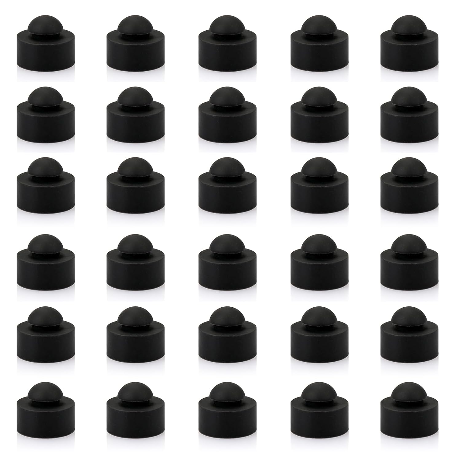 30er-pack Gummifüße Für Slow Cooker, Ersatzbeine Für Slow Cooker, 1/2 Zoll Durchmesser, Passend Für 1/4 Zoll Stoßstangenlöcher, Verwendung In 1/16 Zoll Plattenstärke, Vielseitig Einsetzbar