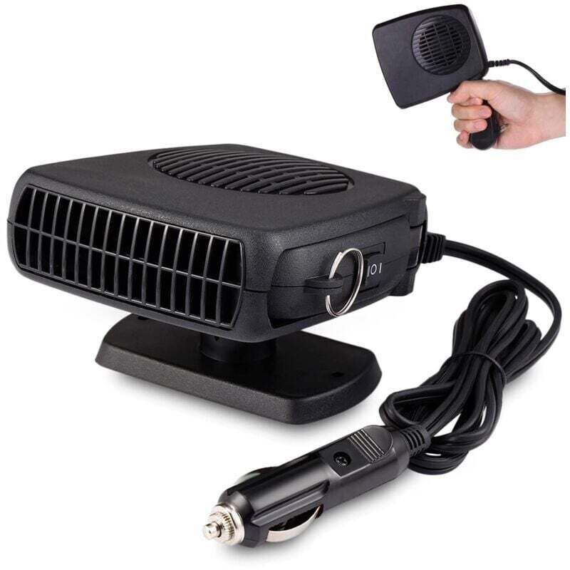 12-v-autoheizung, 150 W, Schnellheizung, Zigarettenanzünderstecker, 360° Drehbar, Abnehmbar, 2-in-1-windschutzscheibenlüfter/heizung/kühler