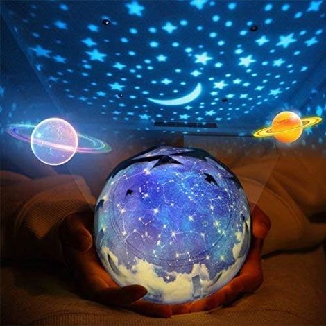 Sternenprojektions-nachtlicht Für Kinder, Romantische Sternennacht-universum-projektorlampe Für Zuhause, Partys, Geburtstagsdekorationen, Kindergeschenk, Spielzeug, Schlafzimmer, Wohnzimmer, Weihnacht