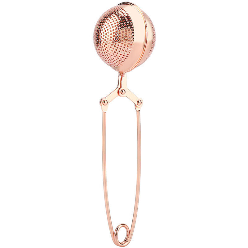 Netzförmiger Teefilter Für Teeaufsätze, Wiederverwendbarer Kugelförmiger Teekannenfilter Aus Tragbarem Edelstahl Mit Griff (5 Cm)
