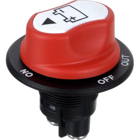 Autobatterieschalter Max 50v Dc 50a Cont 75a Int Mini-autobatteriewähler Für Auto, Boot, Motorrad (50a)