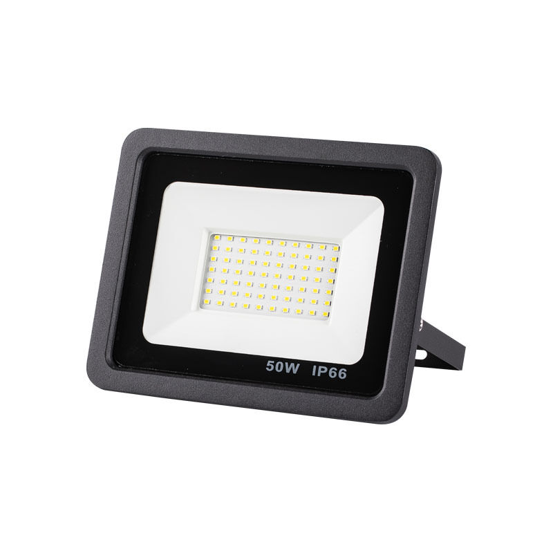 50-w-led-flutlichtstrahler (5000 Lm), Kaltweiß (6500 K), Schutzart Ip66 (wasserdicht), 120° Abstrahlwinkel Für Außenbeleuchtung, Verstellbare Halterung