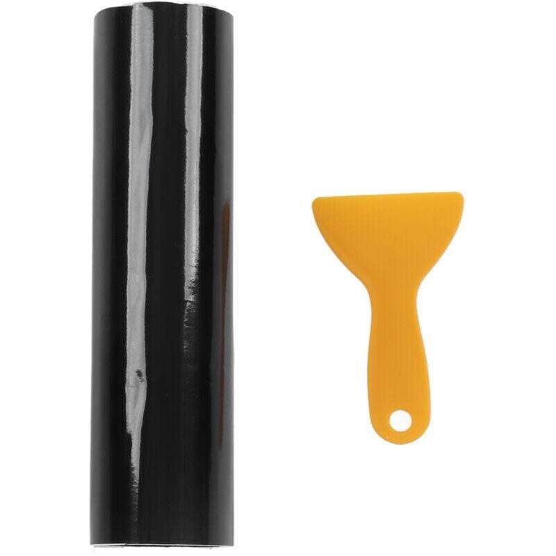 Universeller Sonnenschutzstreifen Für Pkw Und Transporter, Glänzend Schwarz, 140 X 20 Cm, Pvc-kleber