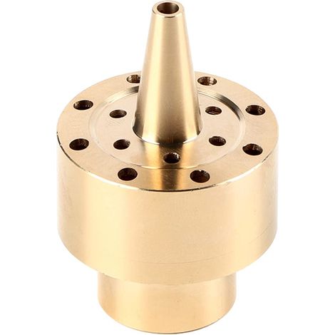 Sprühkopf Aus Vergoldetem Messing Für Gartenbrunnen Und Teiche, 1/4"-sprühdüse