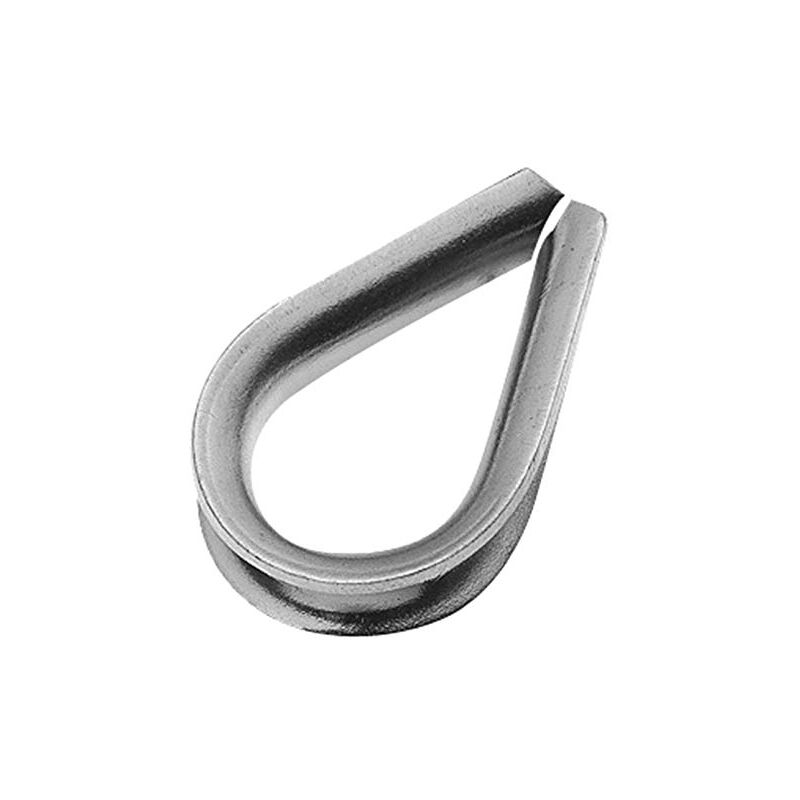 Industrielle M5 Herz-kabelschuh-kabelschutzvorrichtung, Verzinkter Stahl, Kabeldurchmesser 5 Mm, Packung Mit 25 Stück. Starke Und Langlebige Befestigung Für Anwendungen In Der Schifffahrt, Industrie,