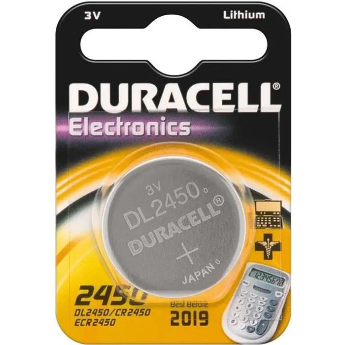 Knopfzelle Duracell Cr2450 Silber 1 5 Stabile Spannung