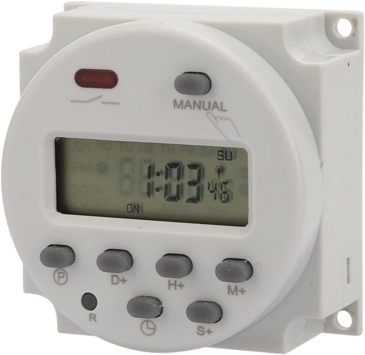 Digitaler Zeitschalter Mit Anzeige 1s 168 H 5 Va Kleiner 7-tage-programmierbarer Zeitschalter Für Elektronische Steuerung (12 V Dc)