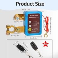 12v 240a Batterietrennschalter, Blau, Automatischer Batterietrennschalter Mit Fernbedienung, Kfz-trennschalter Für Atv, Boot, Auto, Wohnmobil, Lkw