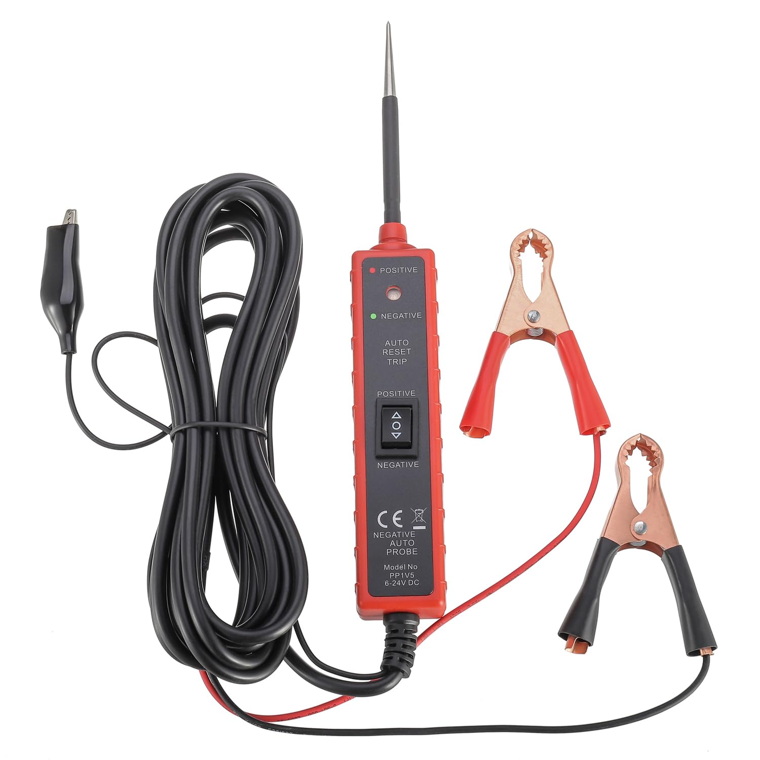 Stromversorgungs-prüfset, 6-24v Kfz-funktionstester, Mit Led-leuchte, Stromkreisdetektor, Spannungsprüfer, Prüflampe Für Elektrische Systeme