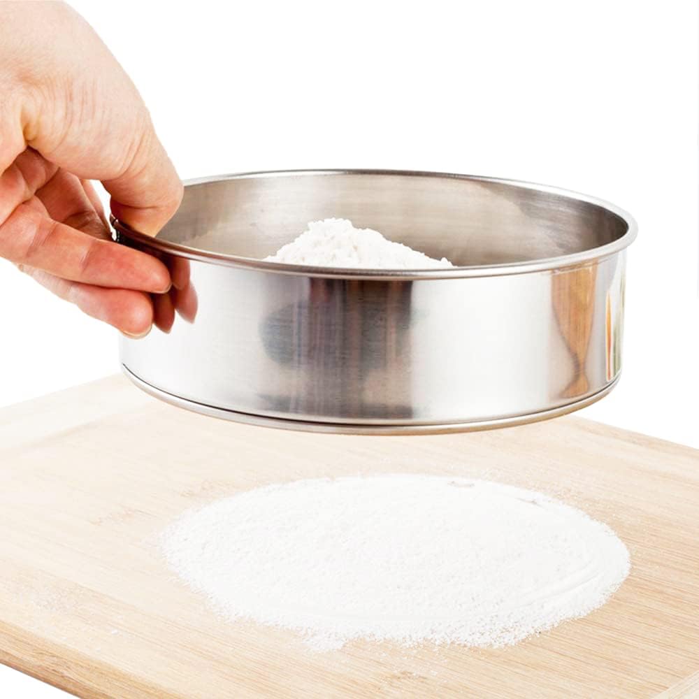 15 Cm Mehlsieb, Mehlsieb Aus Edelstahl, Feinmaschen-mehlsieb, Professionelles Mehlsieb, Feinmaschen-mehlsieb Für Kuchen Und Teige