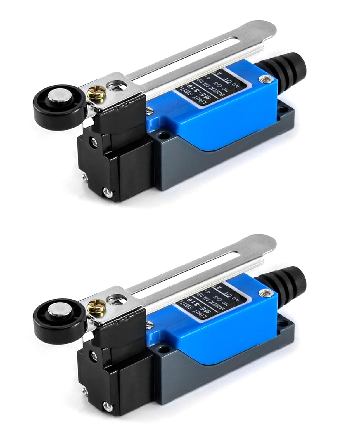 2 Stück Endschalter, Me-8108 Verstellbarer Rollenhebel-endschalter, Nc + No (dpdt), Cnc-fräse