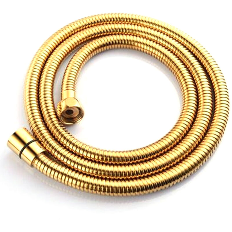 Edelstahl-duschschlauch, 150 Cm Extra Langer Ersatz-handbrauseschlauch (gold)