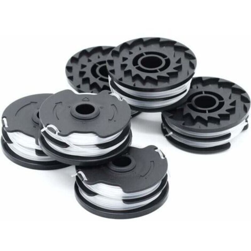 6er-packung 1,6 Mm Nylon-trimmerfaden Für Parkside-freischneider – Länge 2 X 4 M – Schnelles Und Langlebiges Schneiden – 20-li