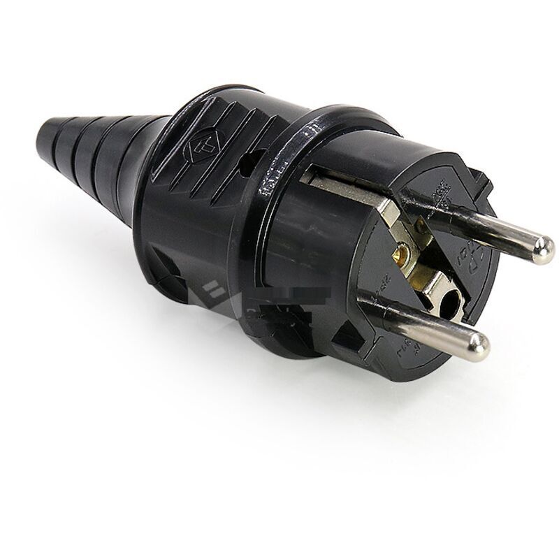 250 V, 16 A Stecker – Schutzart Ip44 – Für 6–16 Mm² Kabel – Schwer Entflammbar – 2er-pack
